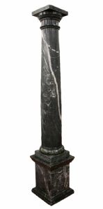 Antique marble column. 1800s period.
